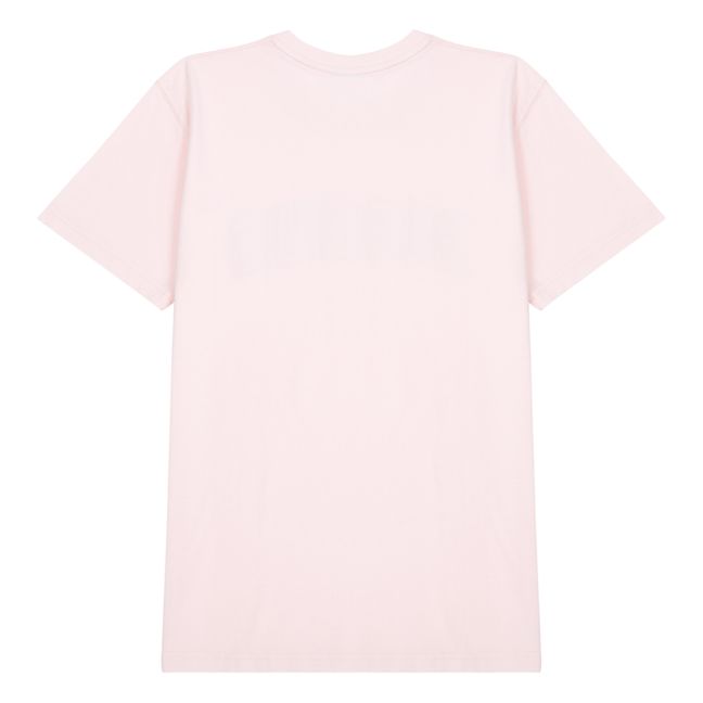 College T-shirt | Pale pink