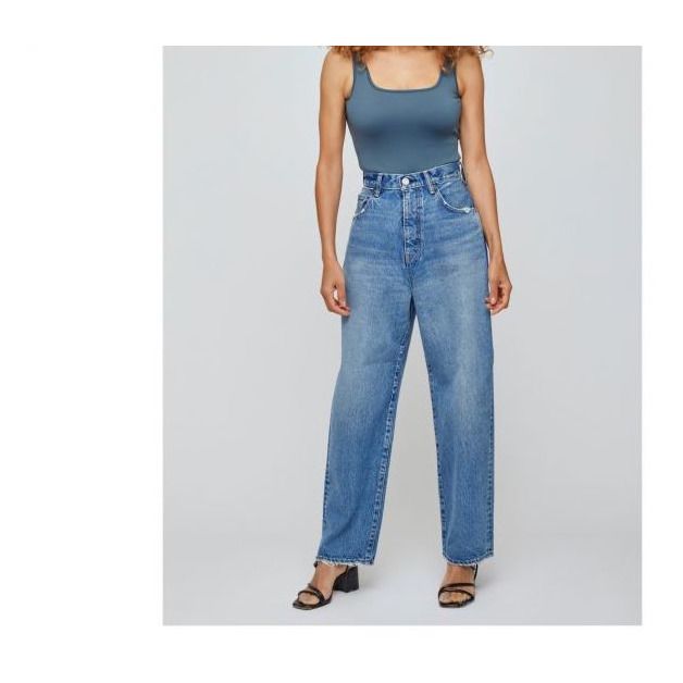 Castaic Wide Tapered Jeans | Azul