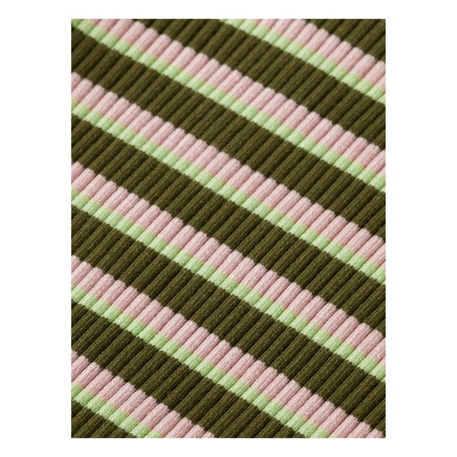 Striped Jumper  | Khaki