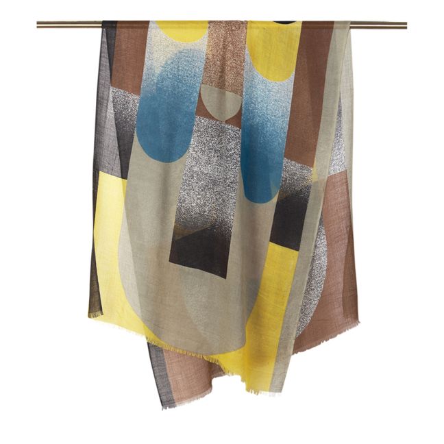 Foulard Diurne Laine | Brun