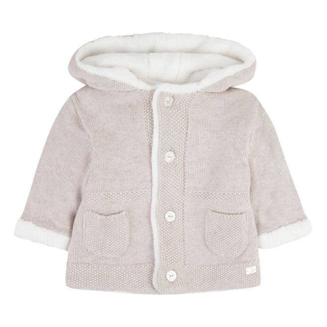 Manteau en drap de laine doublé sherpa bébé fille pas cher - - Extradingue