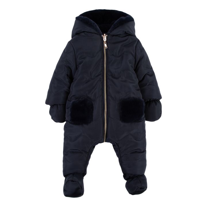 Baby faux fur outlet snowsuit