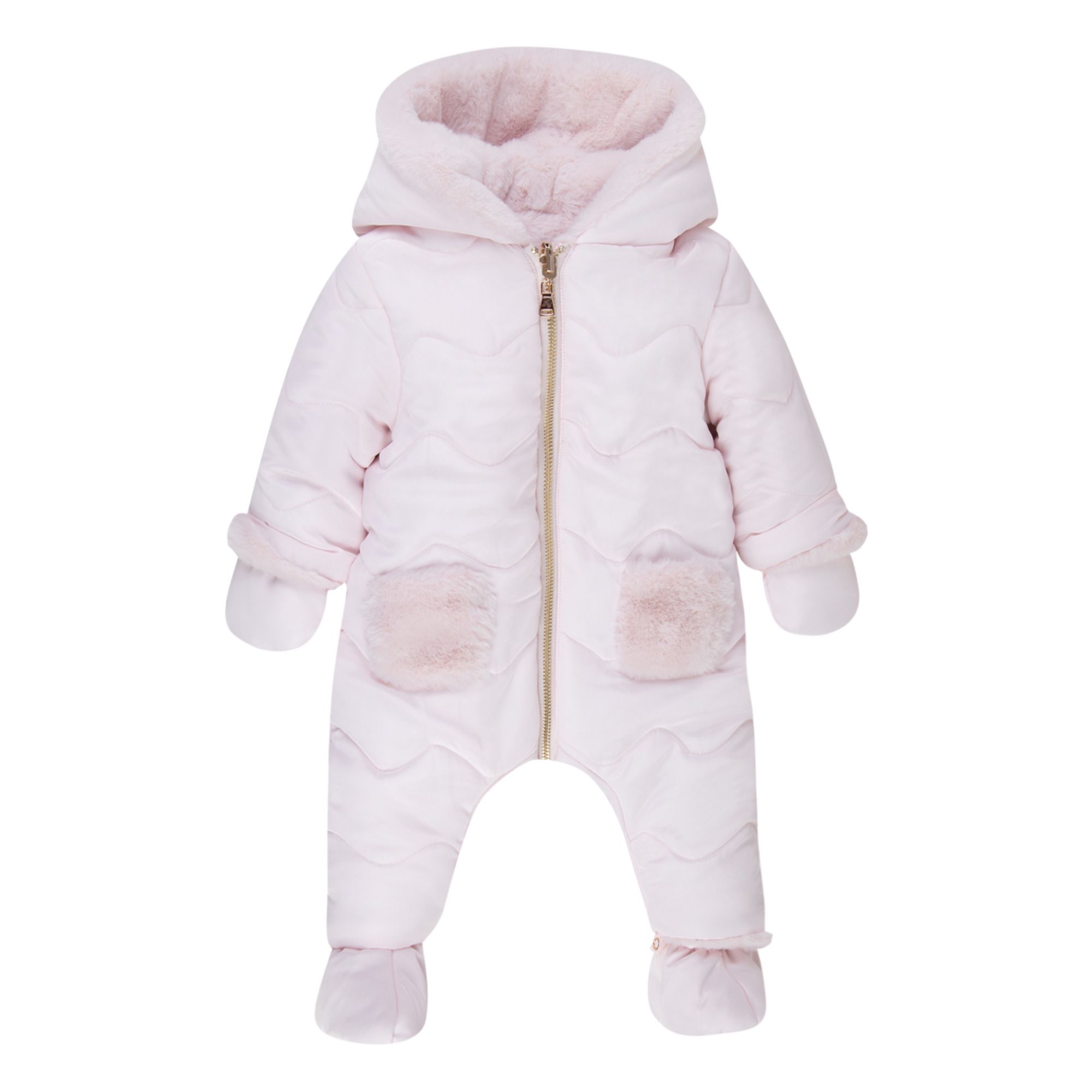 Faux fur baby outlet snowsuit