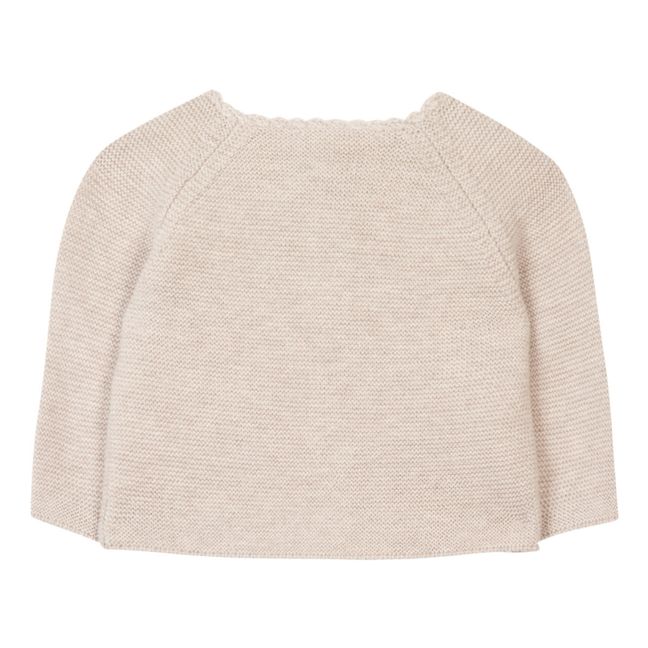 Cardigan in cotone e lana con tasche | Talpa