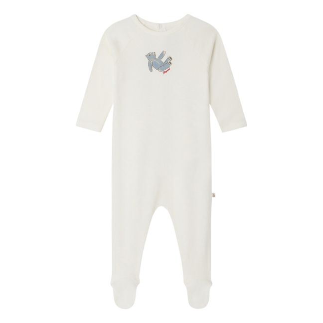 Pyjama à Pieds Ourson Tif | Ecru