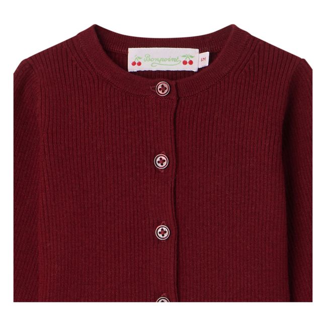 Cardigan Coton et Cachemire Carina | Burdeos