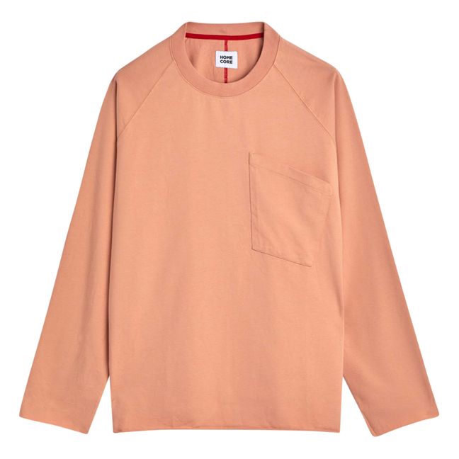 T-Shirt manches longues Akira  | Rose pêche