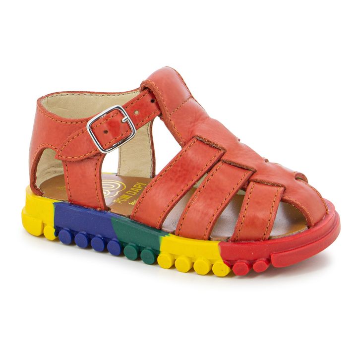Bill Papy Sandals | Red- Product image n°2