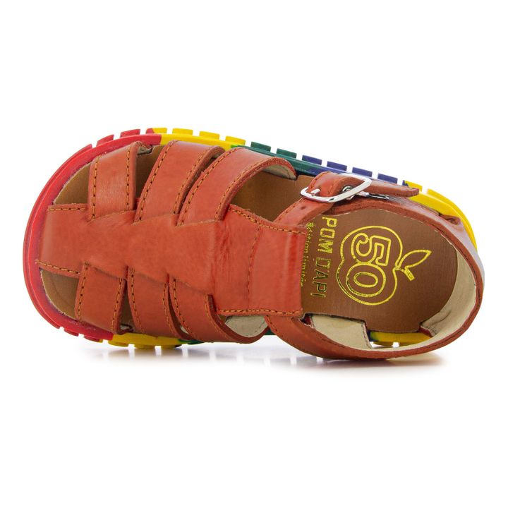Bill Papy Sandals | Red- Product image n°4