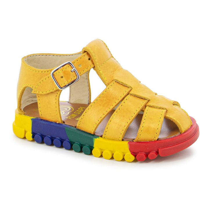 Bill Papy Sandals | Yellow- Product image n°2