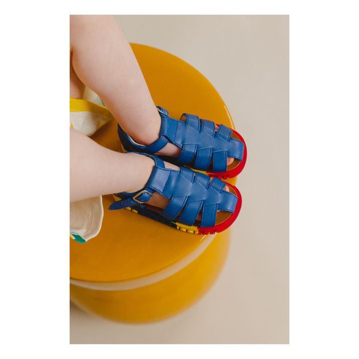 Bill Papy Sandals | Blue- Product image n°1