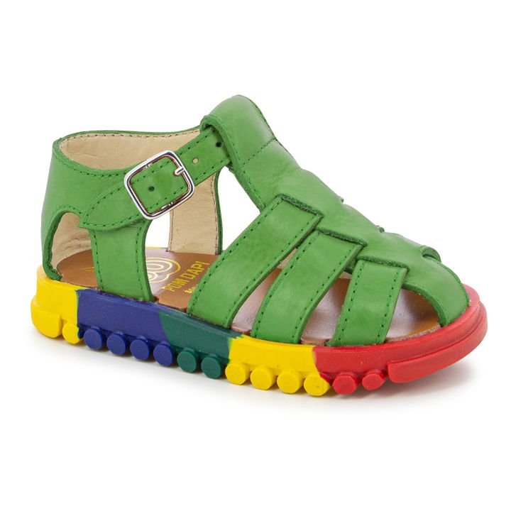 Bill Papy Sandals | Green- Product image n°2