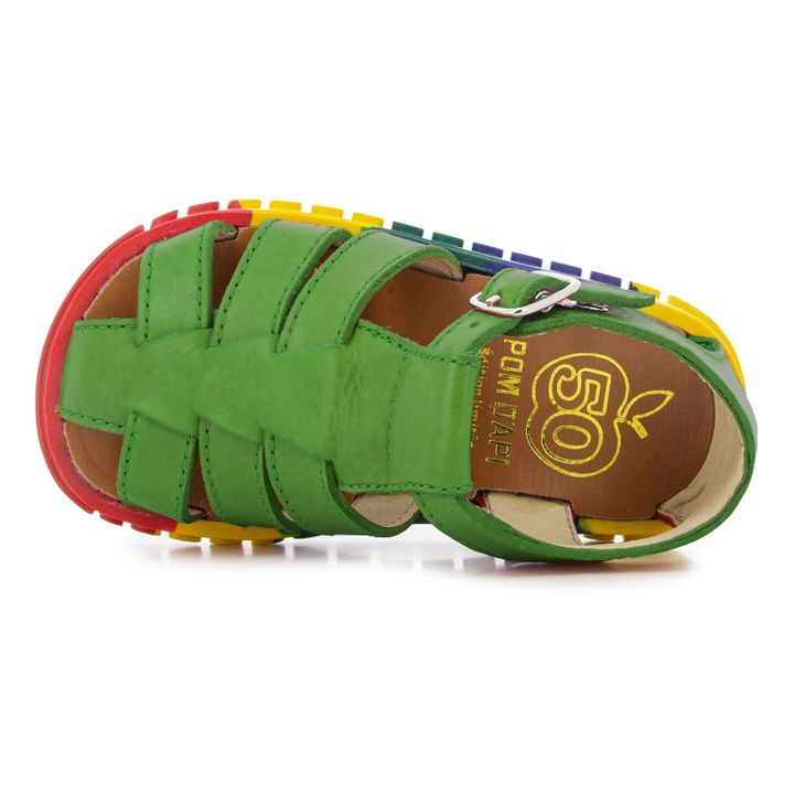 Bill Papy Sandals | Green- Product image n°4