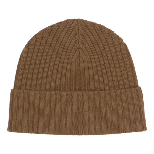 Bonnet Mérinos Cachemire Carly | Camel