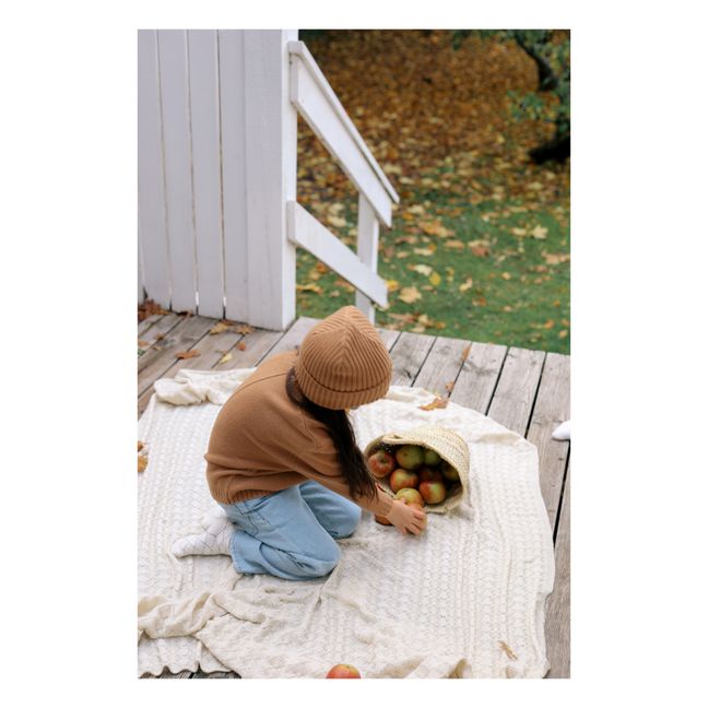 Bonnet Mérinos Cachemire Carly | Camel