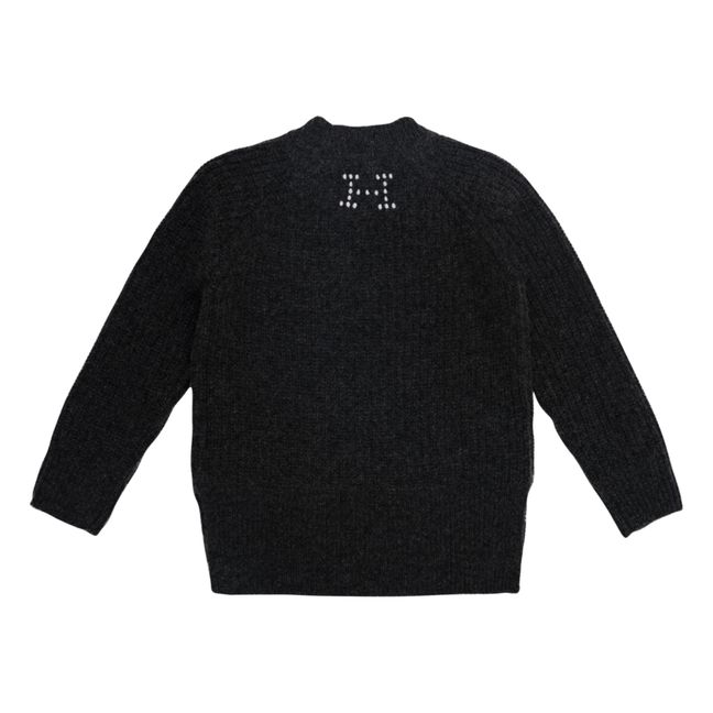 Ellis Wool Cashmere Sweater | Black