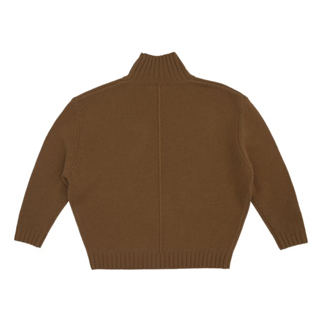 Maglione dolcevita in merino cashmere Ewii | Camel