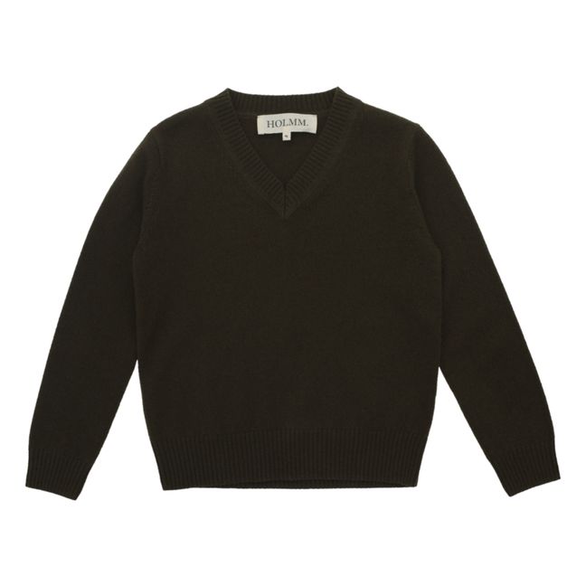 Pull Cachemire Fall | Vert kaki