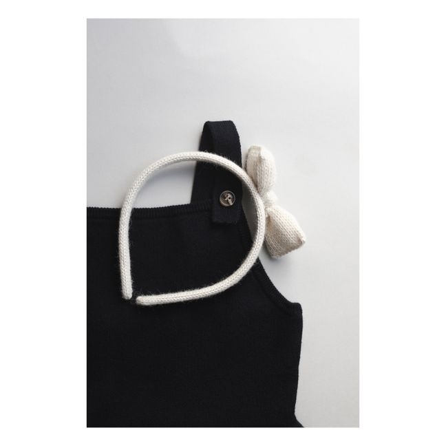Abito Kaya in cotone e cashmere | Blu marino