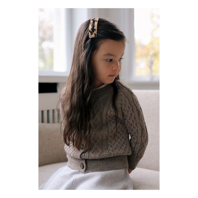 Cardigan Baby Alpaga Malden | Taupe