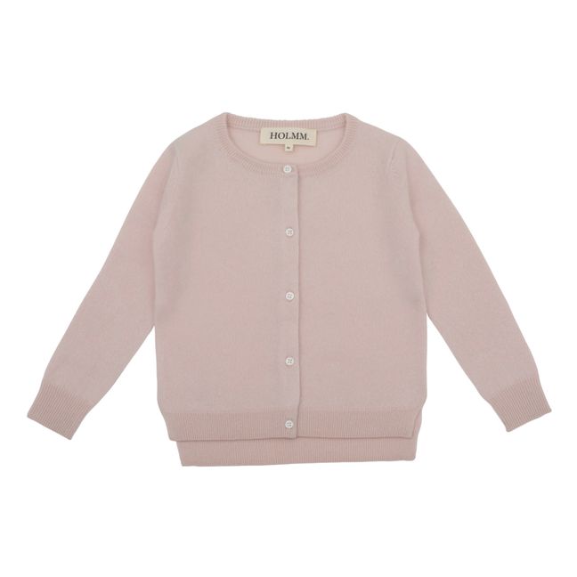 Molly Cashmere Cardigan | Pale pink