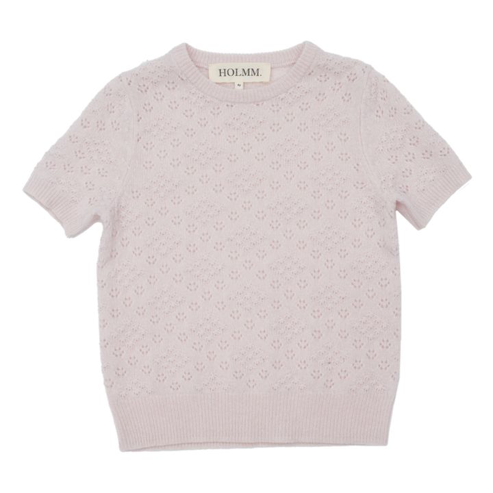 Nero Cashmere T-Shirt | Pale pink- Product image n°0