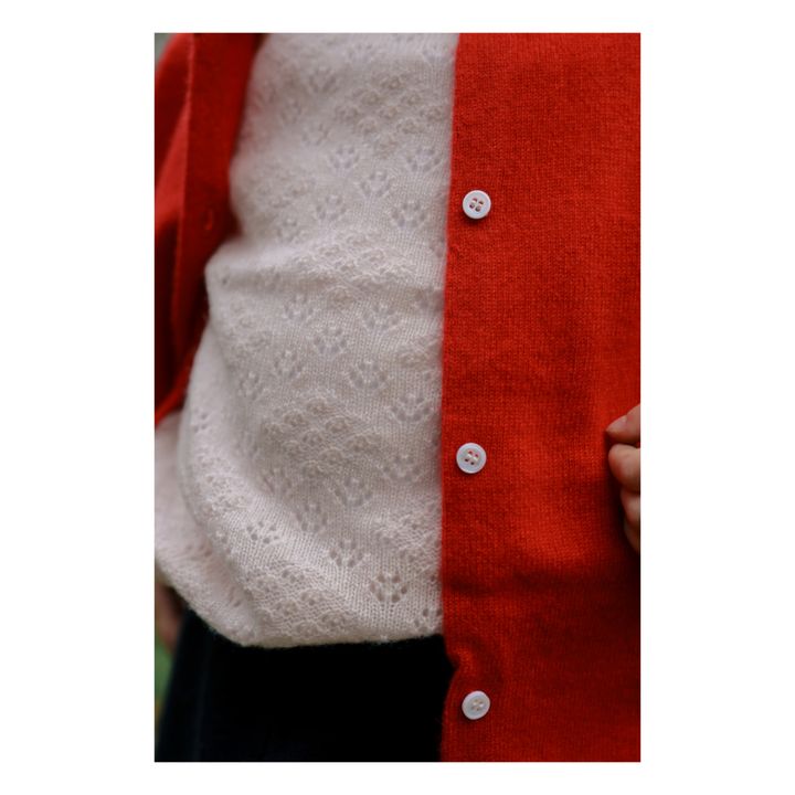 Maglietta Nero Cashmere | Rosa chiaro- Immagine del prodotto n°6
