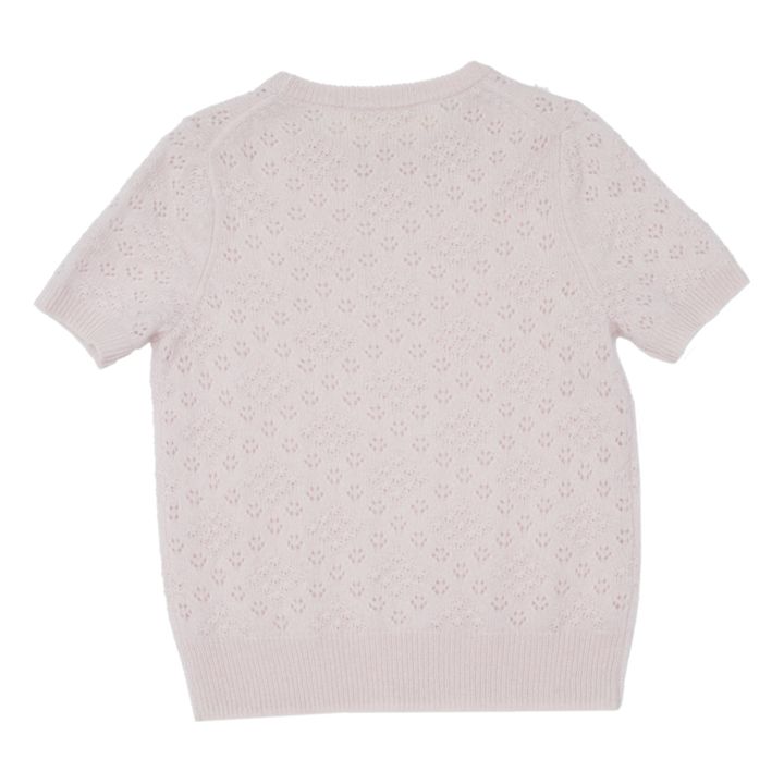 Maglietta Nero Cashmere | Rosa chiaro- Immagine del prodotto n°7