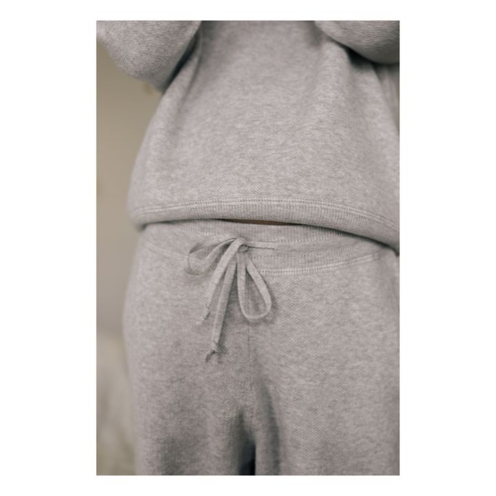 Roger Cotton Cashmere Sweater | Grey- Product image n°2