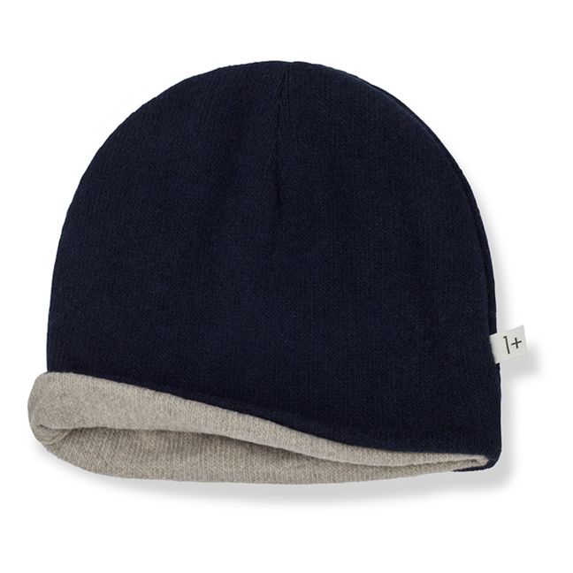 Bonnet Reversible Matière Recyclée Nick | Navy blue