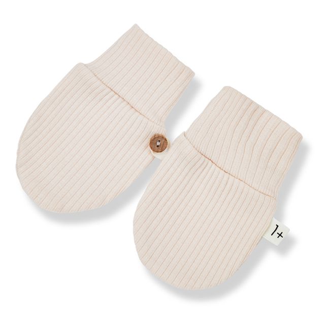 Guanti a Coste in Lyocell Nura | Beige rosato