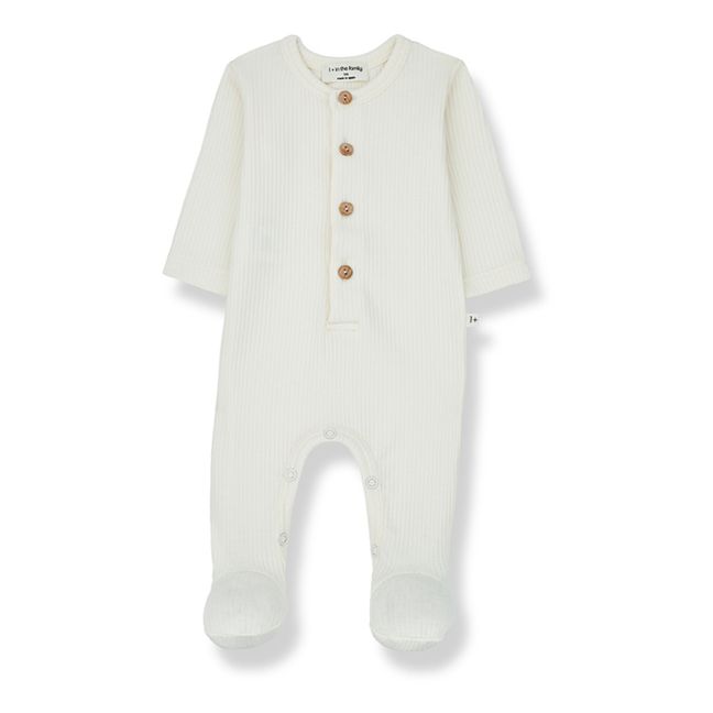 Pyjama Côtelé Lyocell Nino | Ecru
