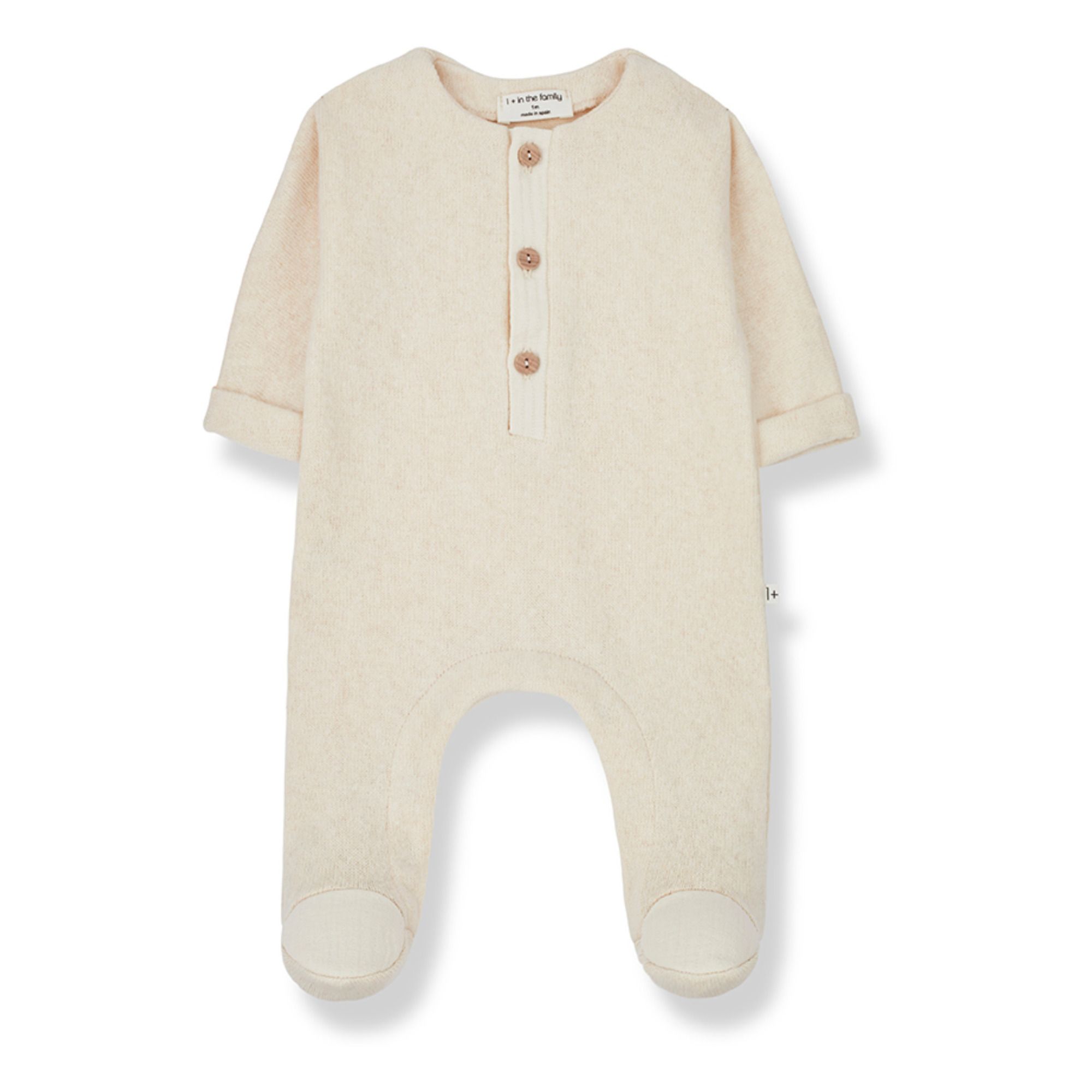 1+ in the family - Gaetan Recycled Fibre Pyjamas - Ecru