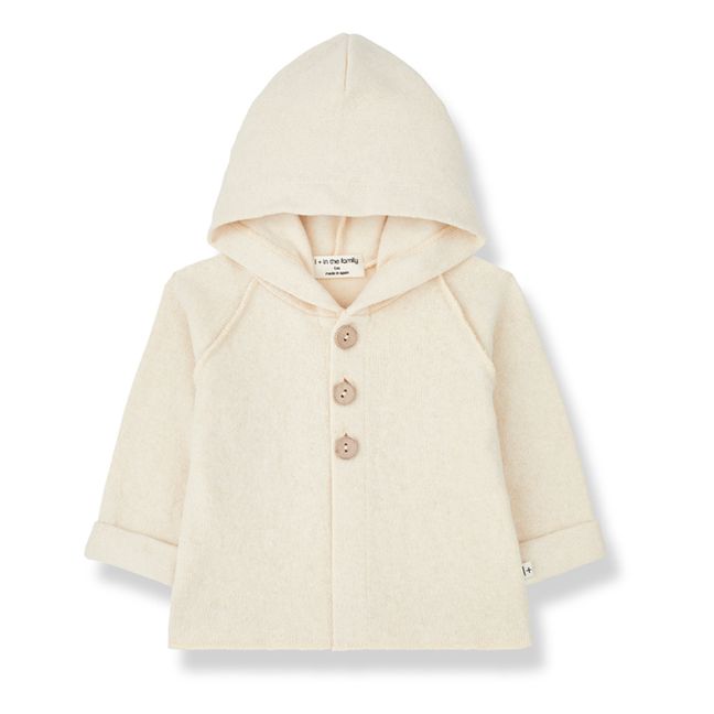 Kapuzenjacke aus recyceltem Stoff Herve | Seidenfarben