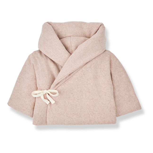 Chaqueta con cuello alzado Material reciclado Más | Rosa Palo