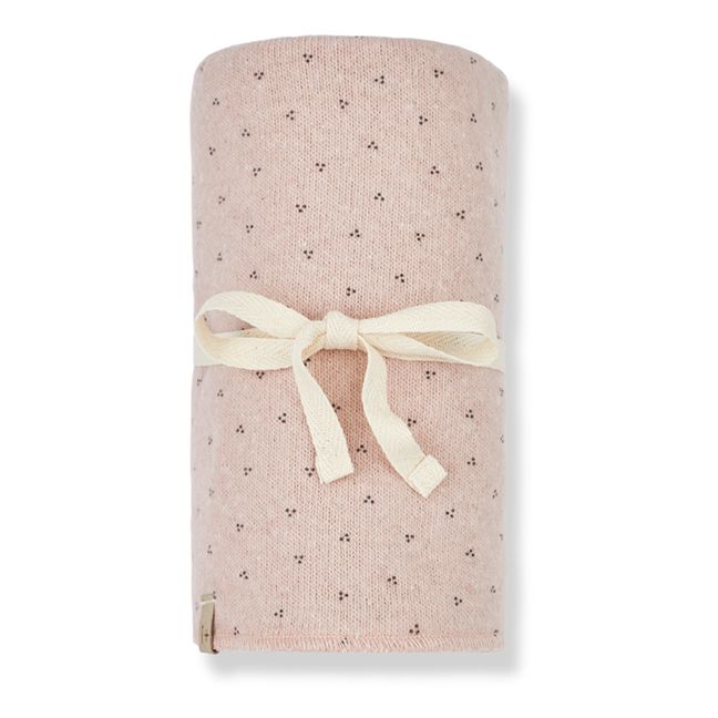 Anja Recycled Fibre Blanket | Pale pink