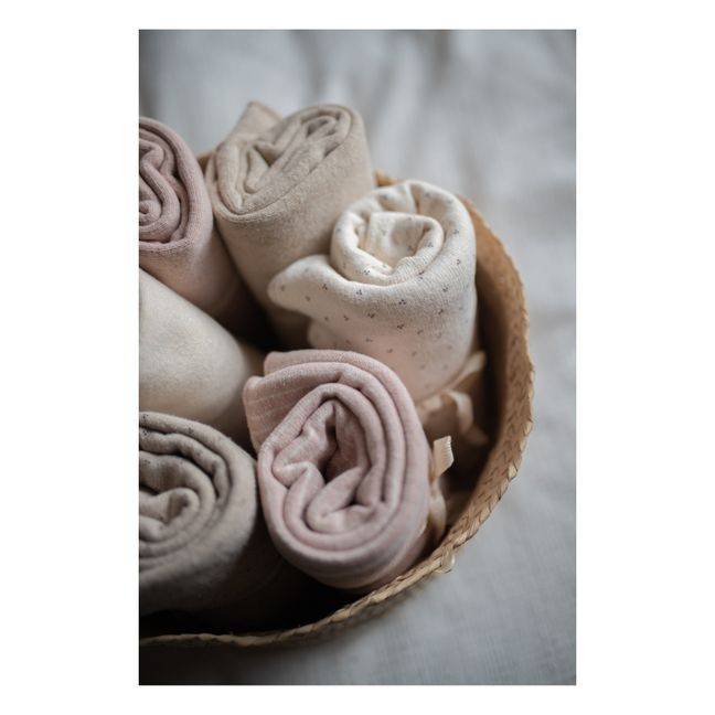 Anja Recycled Fibre Blanket | Pale pink