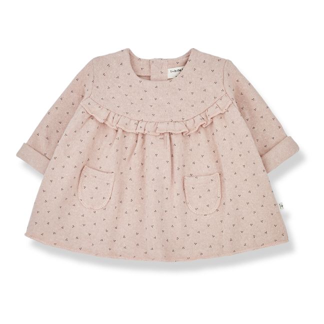 Kleid aus recyceltem Material Elke | Blassrosa