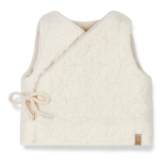 Chaqueta acolchada sin mangas Daphne | Crudo