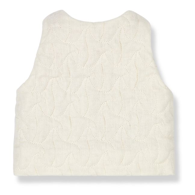 Chaqueta acolchada sin mangas Daphne | Crudo