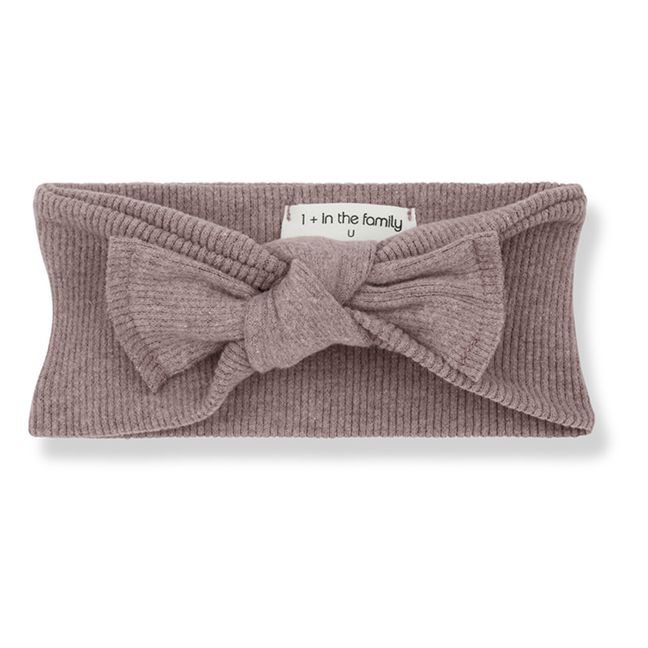 Bandeau Côtelé Maik | Mauve