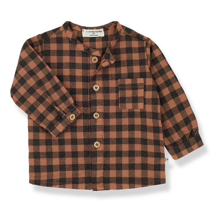 Camisa Henry Gingham | Marrón- Imagen del producto n°0