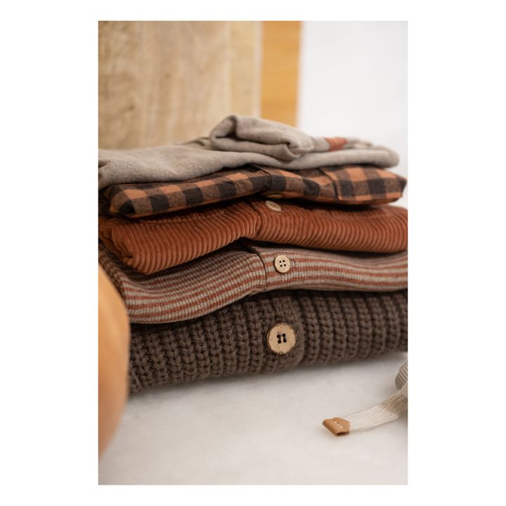 Camisa Henry Gingham | Marrón- Imagen del producto n°1