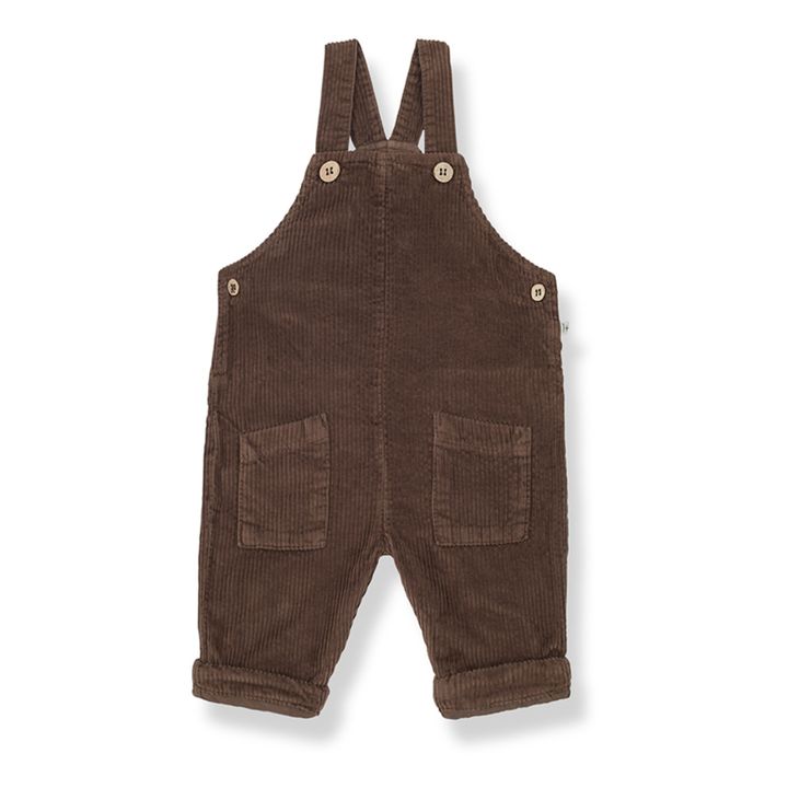 Pieter Corduroy Dungarees | Brown- Product image n°0