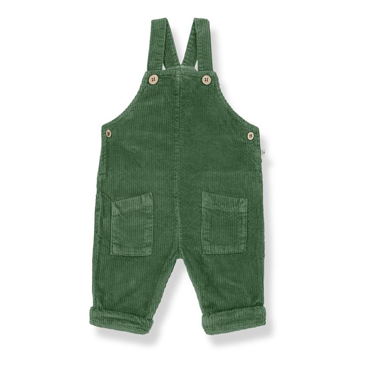 Pieter Corduroy Dungarees | Khaki- Product image n°0