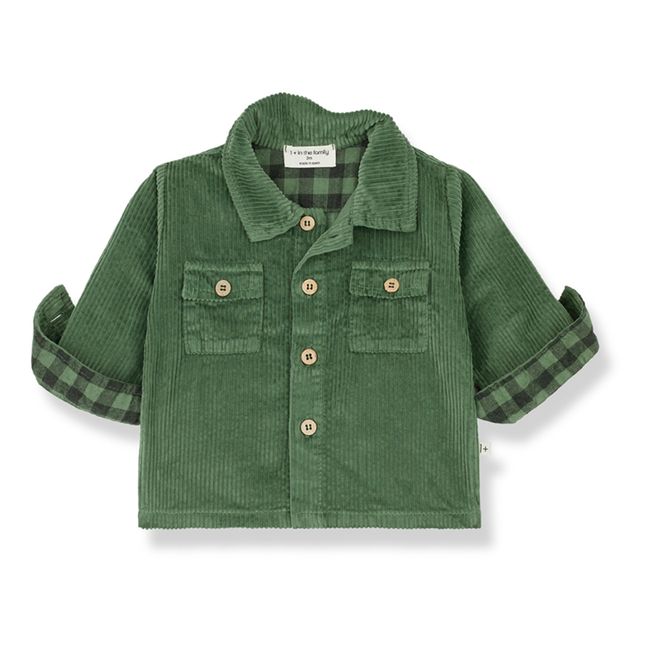 Chemise Velours Côtelé Dries | Verde Kaki