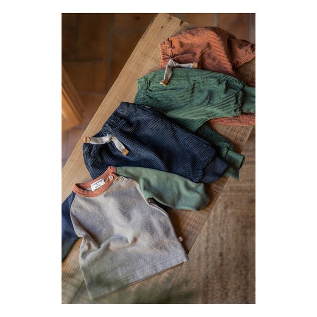 Jogger Velours Côtelé Jef | Vert kaki