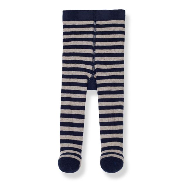 Collant Côtelé Rayé Irina | Bleu marine