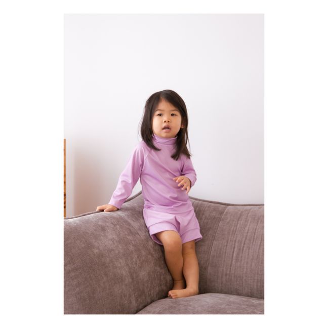 Nella Recycled Nylon Rash Guard T-shirt  | Malva