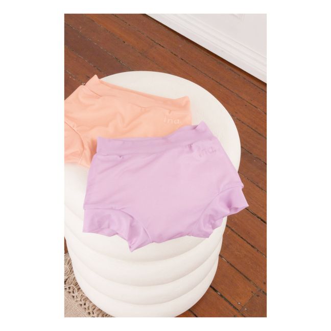 Slip de Bain Matière Recyclée Lumi  | Abricot
